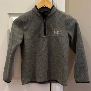 Under Armour quarter zip fleece pullover, boy size 7